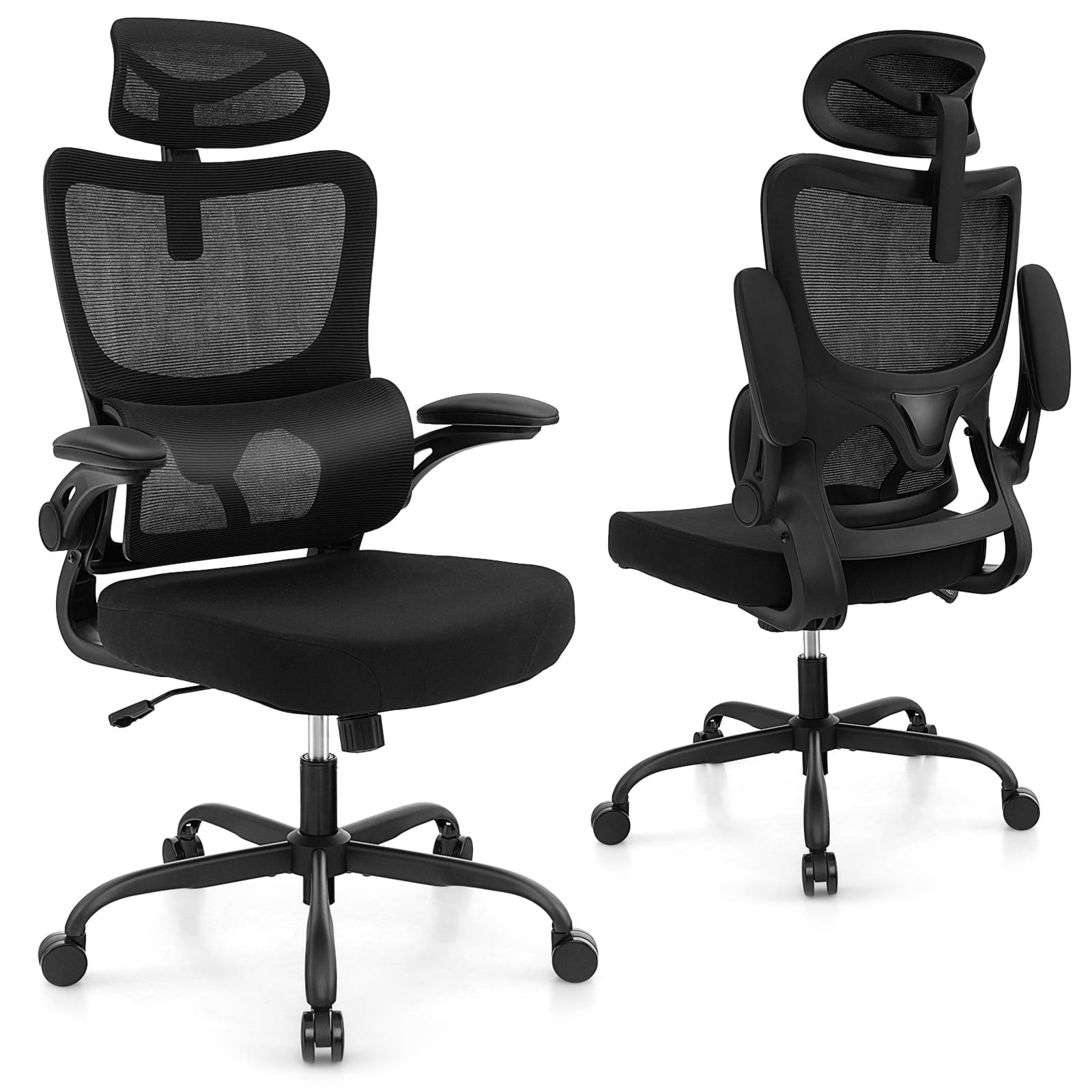GOFLAME Mesh Office Chair Ergonomic Computer Desk Chair Lumbar Support