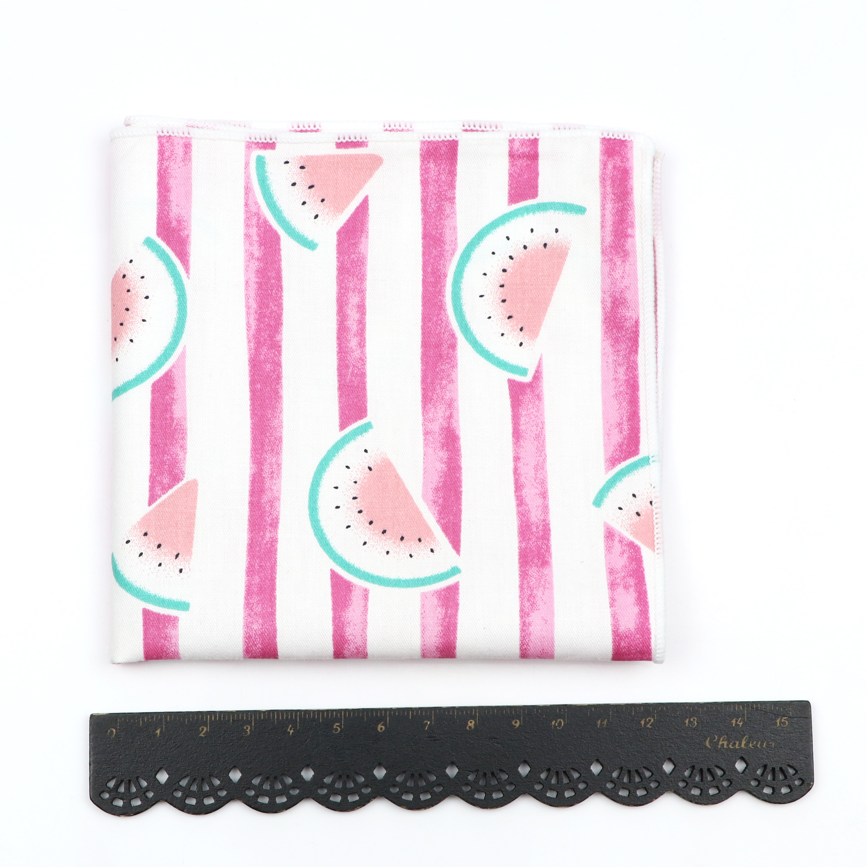 ผู้ใหญ่/เด็กการ์ตูนผ้าเช็ดหน้าผ้าฝ้ายสัตว์ผลไม้ดอกไม้รูปแบบ Hanky Party Casual สีชมพูสีฟ้ากระเป๋าสแควร์งานแต่งงาน Hankies