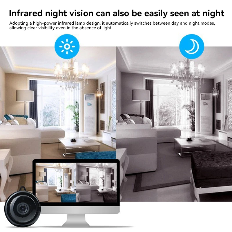1080P WiFi Camera HD Infrared Night Vision Camera Home Security Remote Monitoring Camera Intelligent Detection Outdoor 2025 NEW