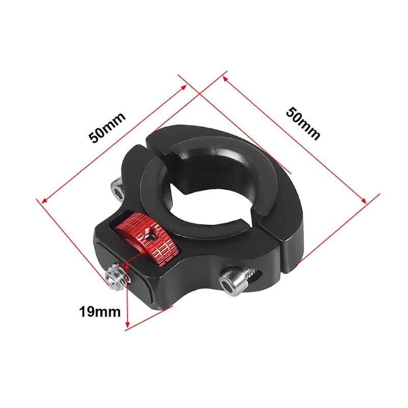 Motorrad Fahrrad Lenker Clip Halter 1/4 Schraube Fahrrad Sattelstütze Klemme für Gopro 12 11 für Insta360 X3 Stehen GPS Telefon Halter