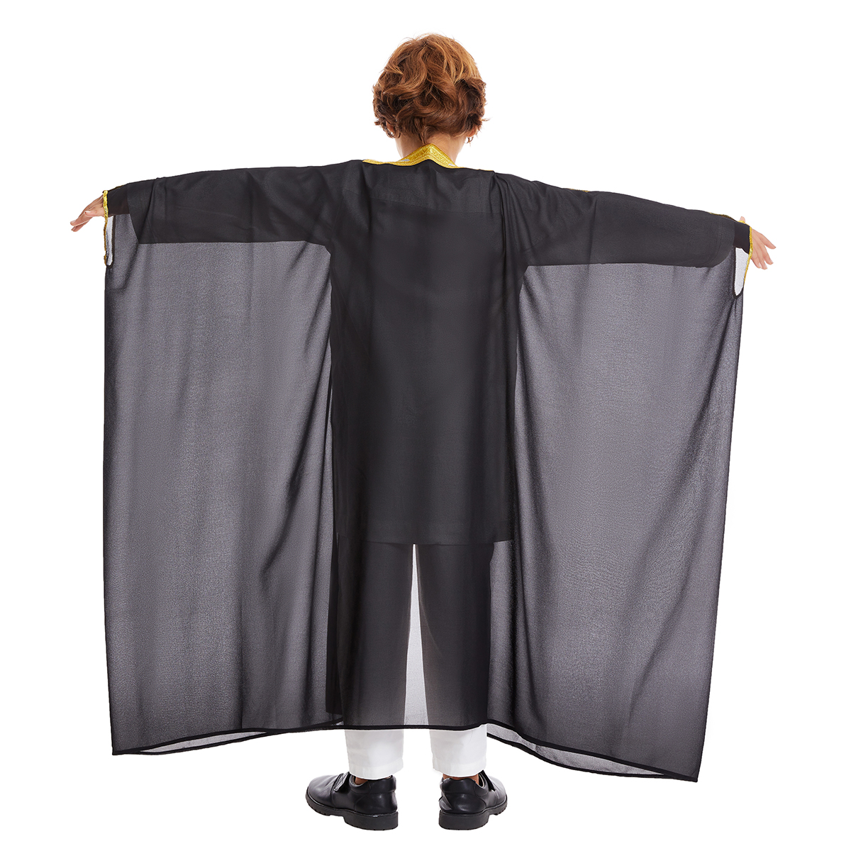 刺embroideredシフォンアバヤ,イスラム教徒の子供服,モロッコのカフタン,アラブのカフタン,ドバイのトーブ,トルコのドレス,th884