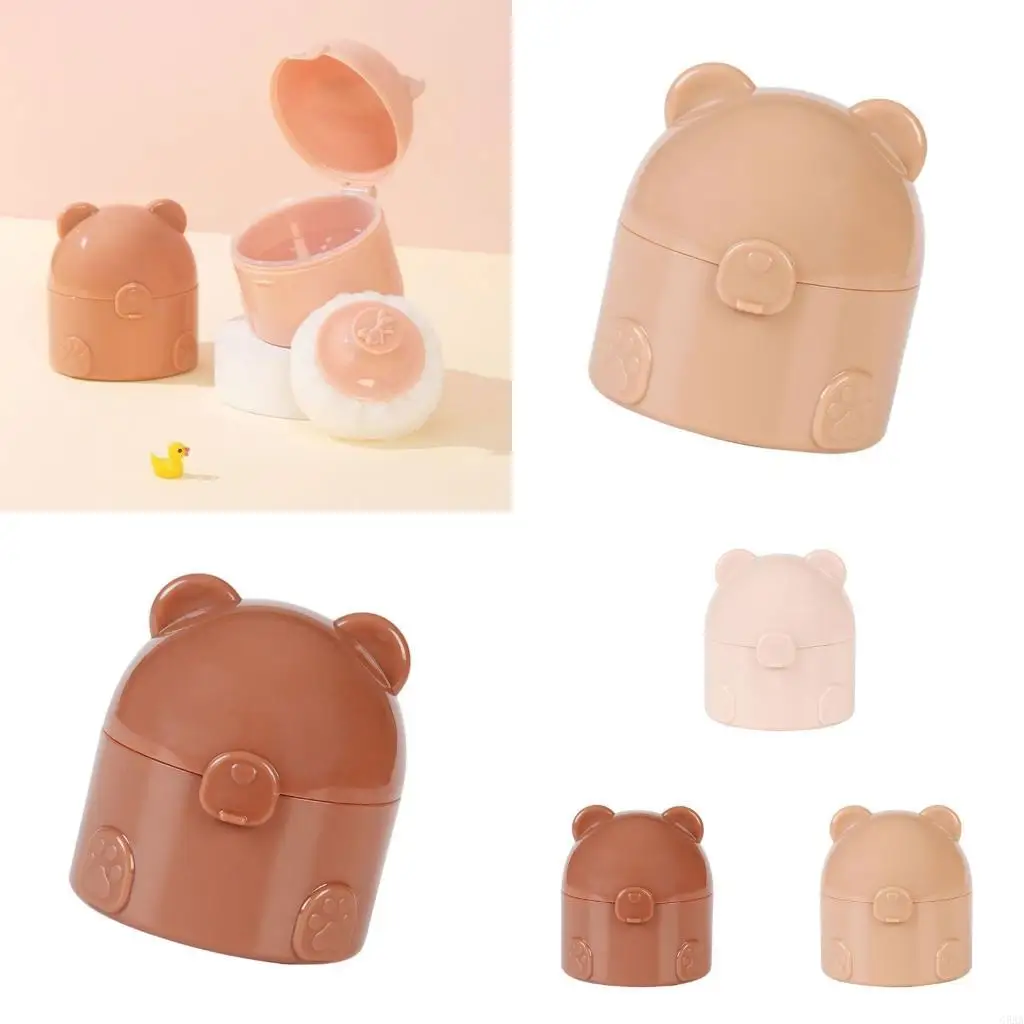 C5AA -freundliche Kunststoff -Babyppuder -Puff -Container -Deckel für Säuglingsgebrauch