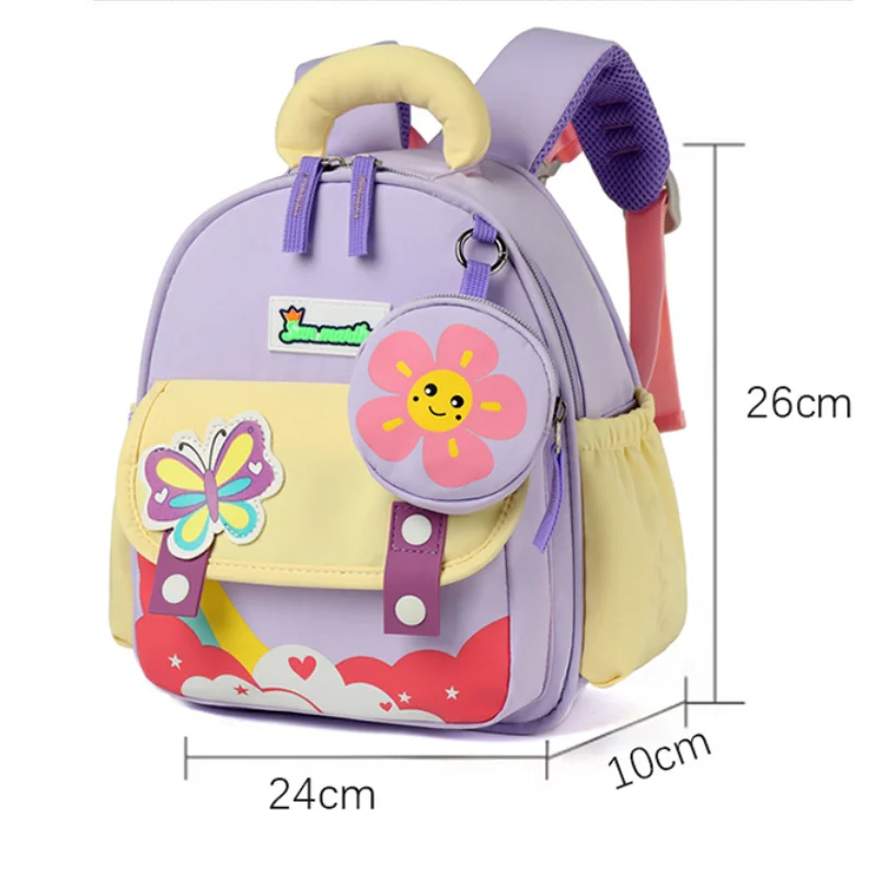 การ์ตูนน่ารักน้ําหนักเบาโรงเรียนอนุบาลก่อนวัยเรียน Bookbags เด็กวัยหัดเดินสัตว์กระเป๋านักเรียนอาหารกลางวันกระเป๋าเป้สะพายหลังสําหรับเด็กชายหญิงกระเป๋าเดินทาง