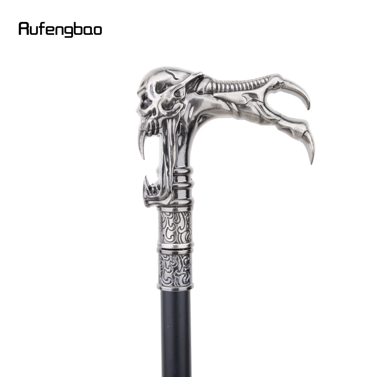 Bengala de cabeça de caveira fantasma com placa escondida, autodefesa, moda, bastão, dia das bruxas, cosplay, bastão de vampiro, 93cm