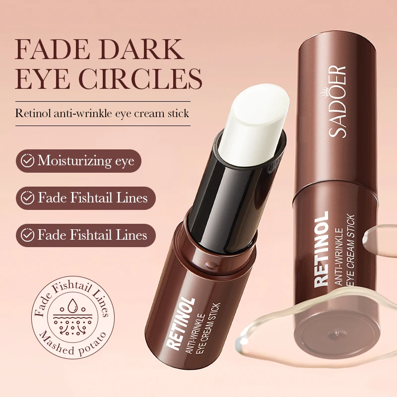 Creme para os olhos com retinol, reduz olheiras e rugas, hidrata e aperta os olhos, creme para os olhos, produto coreano para cuidados com os olhos