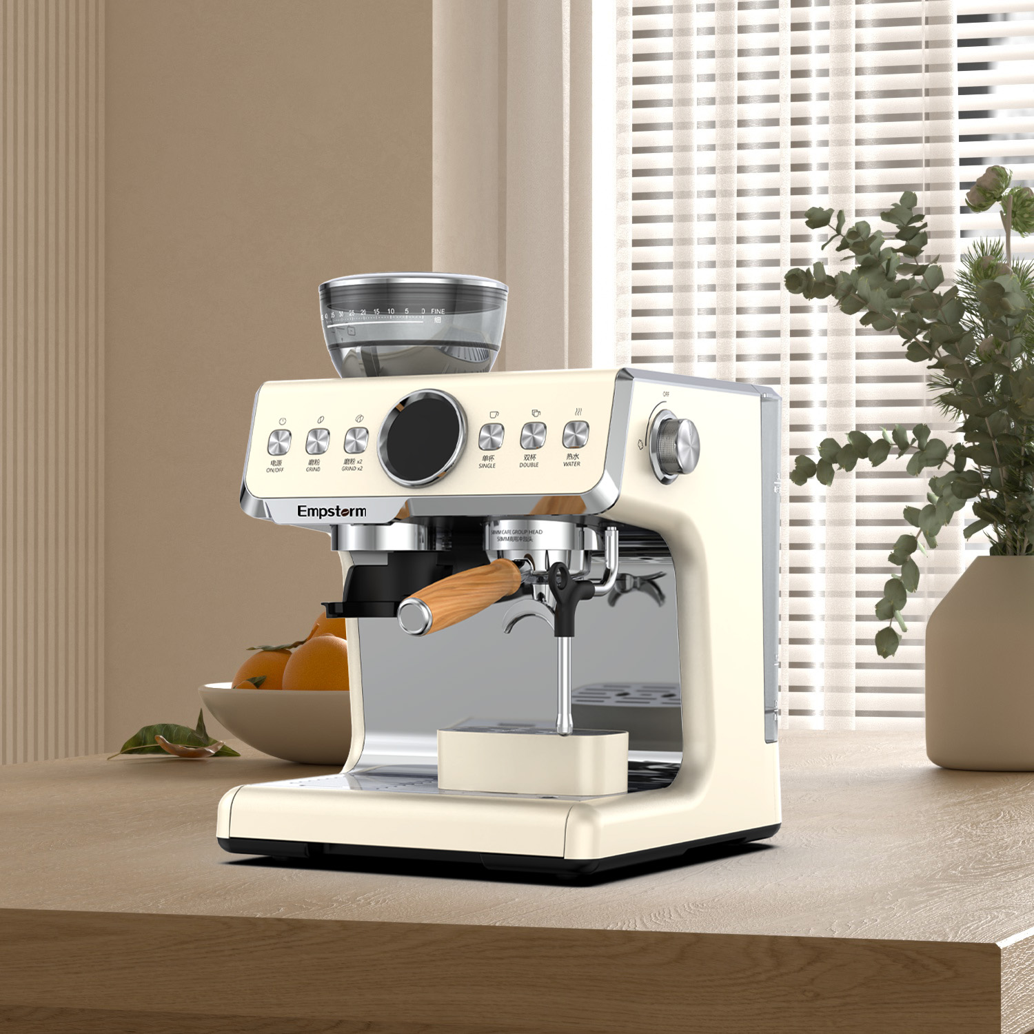 Macchina per caffè espresso in polvere per caffè espresso in polvere da cucina con pompa da 20 bar italiana per la casa