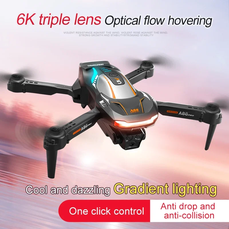 Xiaomi A88 Drone 8KHD Professional GPS Dual Camera 5G Obstacle Avoidance Optical Flow Positioning Brushless Upgraded RC Toys New