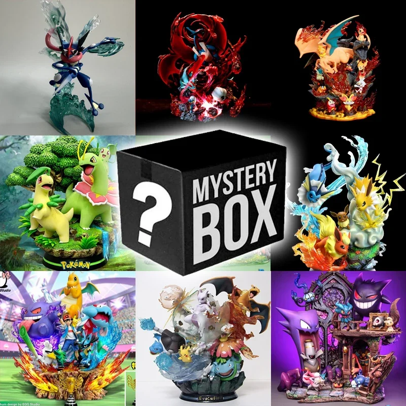 Pokemon Anime rysunek Vulpix sceny wersja figurka zabawki kolekcja modeli z pcv lalki niespodzianka tajemnicze pudełko prezent dla dziecka