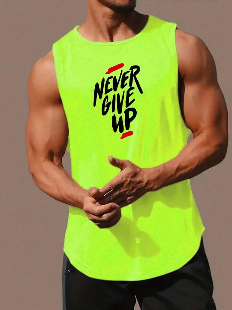Camiseta sin mangas de ejercicio diario de verano para hombre, camiseta sin mangas para deportes al aire libre, correr, Fitness, camiseta sin mangas urbana para hombre, camiseta sin mangas 3D Prin