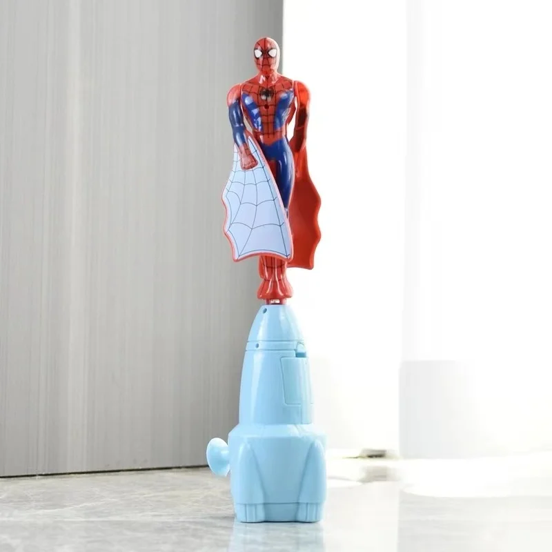 อะนิเมะ Spiderman ไม้ไผ่ Dragonfly Flying ของเล่น Iron Man กัปตันหมุน String ของเล่นของเล่นกลางแจ้งสําหรับของขวัญเด็ก