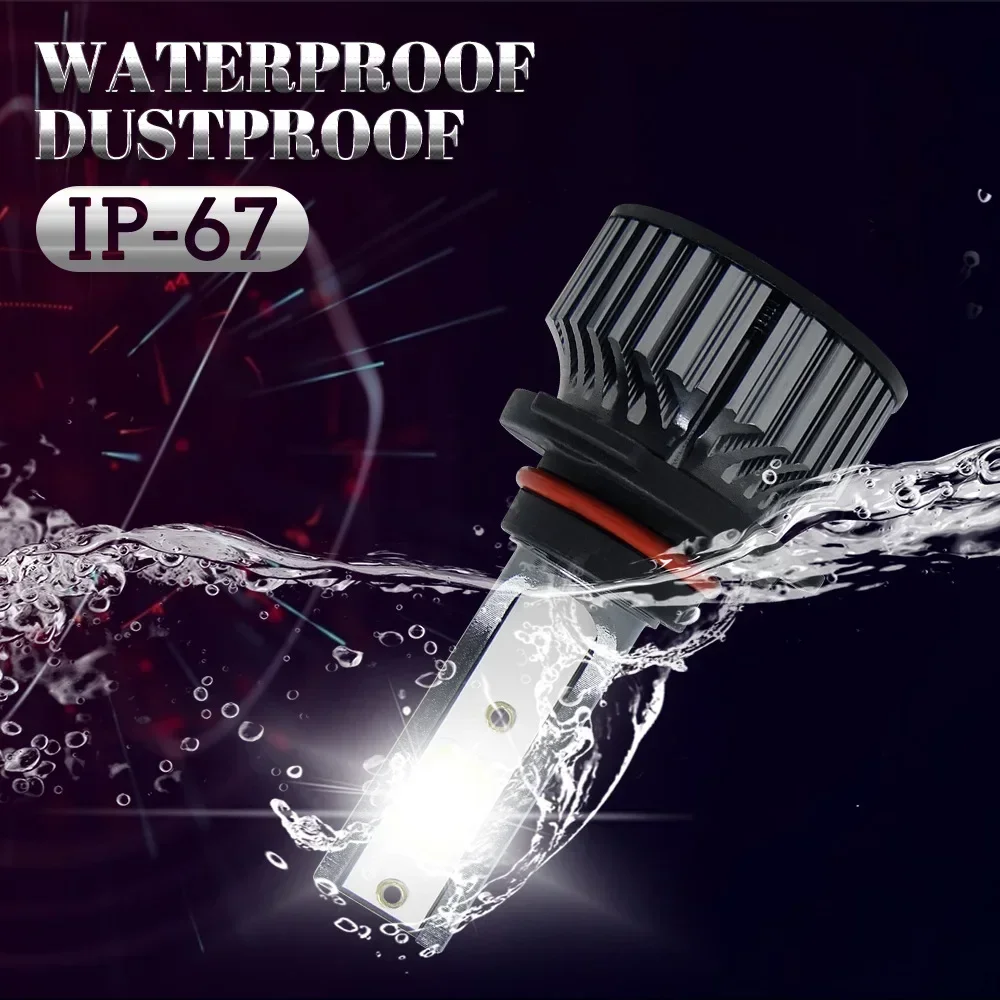 H7 H4 LED-autokoplampen H1 H11 HB3 9005 HB4 9006 9012 Witte LED-mistlampen 12V 120000LM 75W Autolichten 2 STUKS