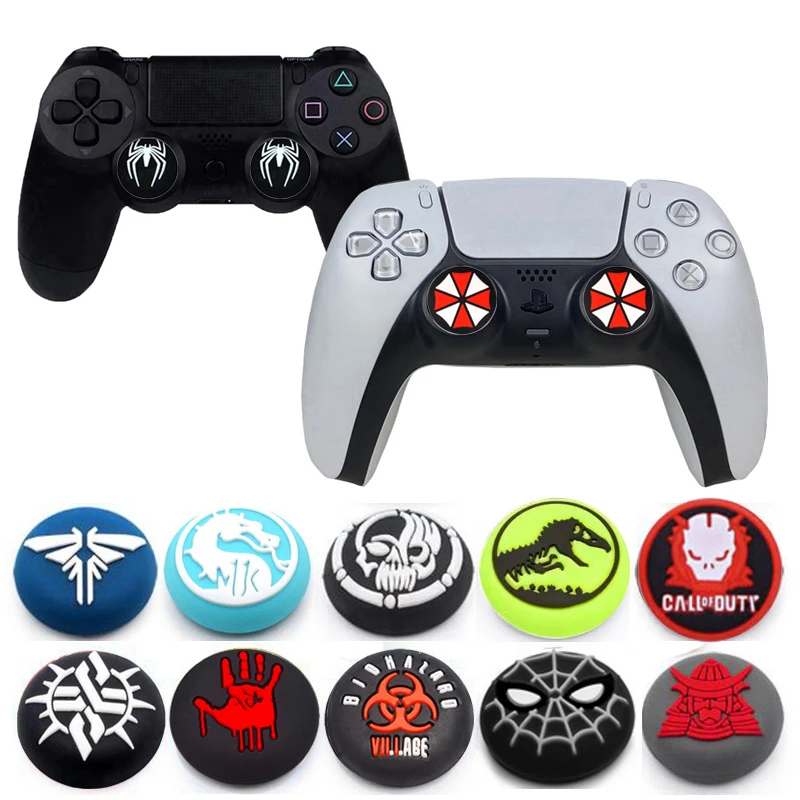 Cool Game-tapa de silicona para pulgar, cubierta de Joystick para Sony PS5, PS4, PS3, Xbox One Slim Series X/S Switch Pro