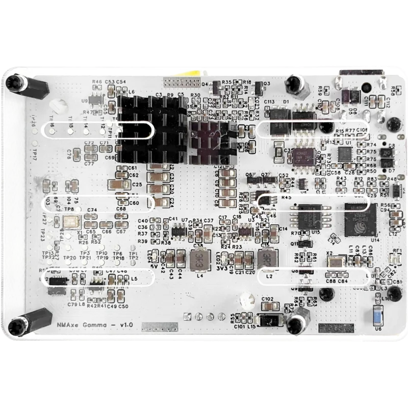 NMAxe Gamma optymalizowany Bitaxe 601 gamma NMMiner Oficjalny BM1370 ASIC BTC Solo Lottery Miner 1.2TH/s Open-source całkiem do użytku domowego