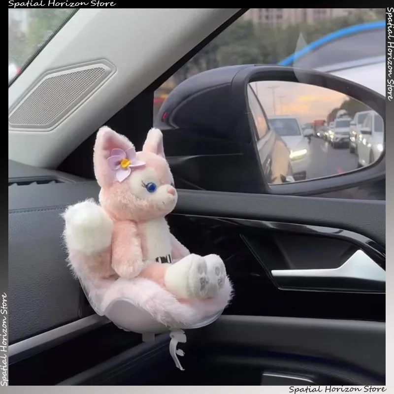 ミニぬいぐるみ安全シートかわいい Labubu アイドル Kpop 人形ぬいぐるみシート車の空気芳香治療装飾車の装飾ギフト