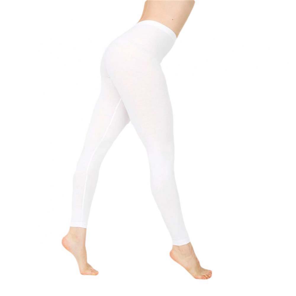 1 unidad de mallas ajustadas para mujer, pantalones elásticos para mujer, mallas sexis de cintura alta para mujer, pantalones pitillo ajustados cómodos, ropa para mujer