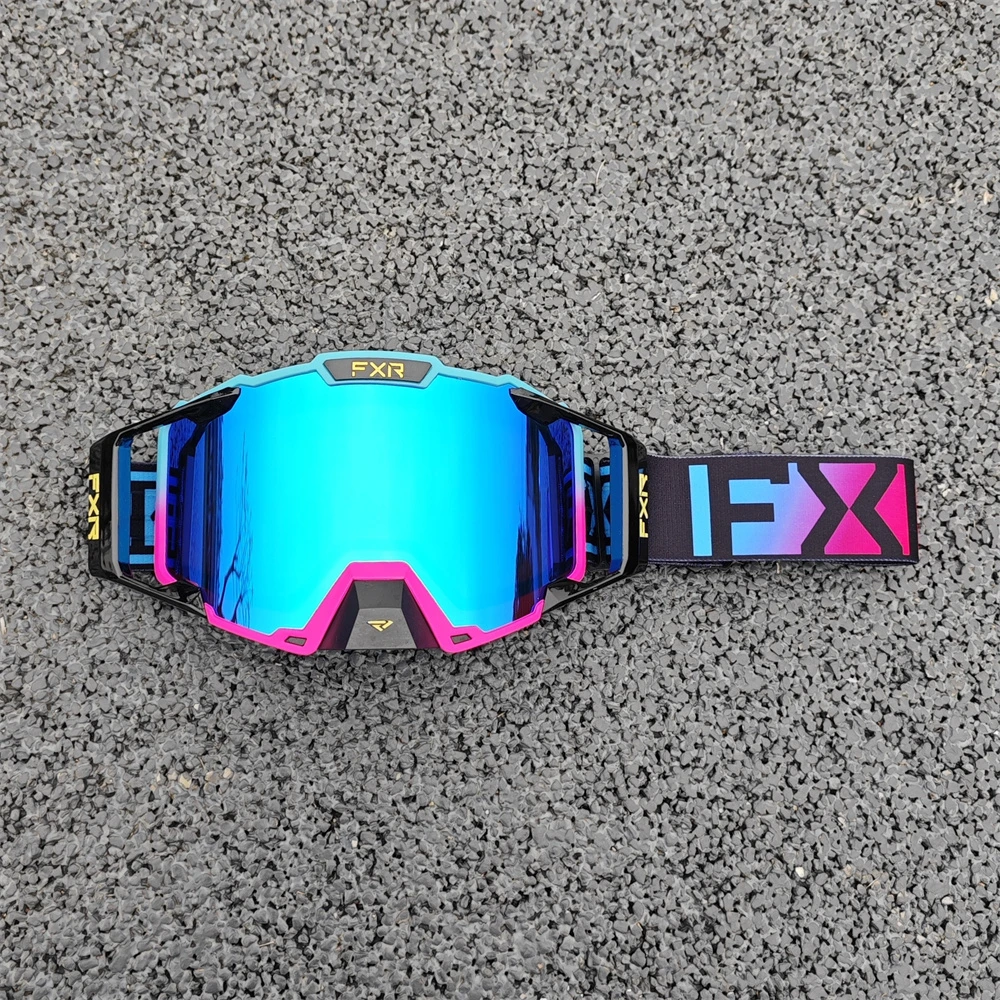 FXR แว่นตารถจักรยานยนต์แว่นตาวิบากแว่นกันแดดปิดถนนสําหรับผู้ชาย MTB ATV หน้ากากป้องกันลมขี่จักรยานแว่นตาแข่ง