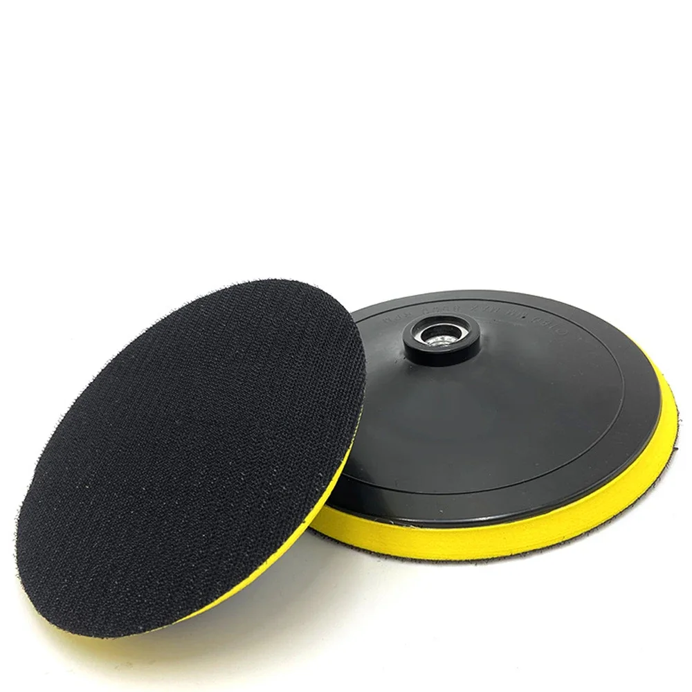 1-3Set 3-7inch Backing Pad M10 M14 Sanding Holder Disc Hook and Loop Polishing Backer Plate Drill Rod for Polisher Grinding Tool