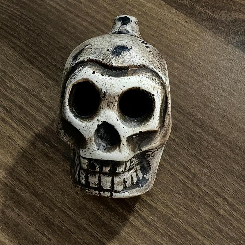 Aztec Death Whistle Loud Spooky Human-like Screams Battle Whistle outdoor Camping Emergency Whistle Skull Thunder Echoes