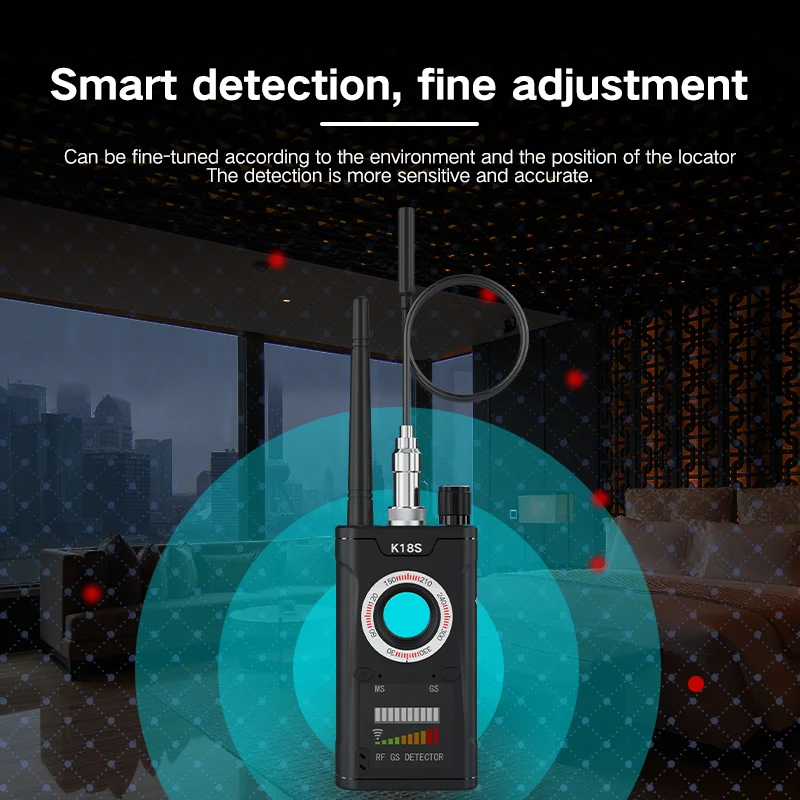 Verborgen Camera Detector Anti Spy Gadget Professionele Jager Draadloos Signaal Auto Gps Infrarood Zoeken Afluisteren Bug Mini-Apparaten