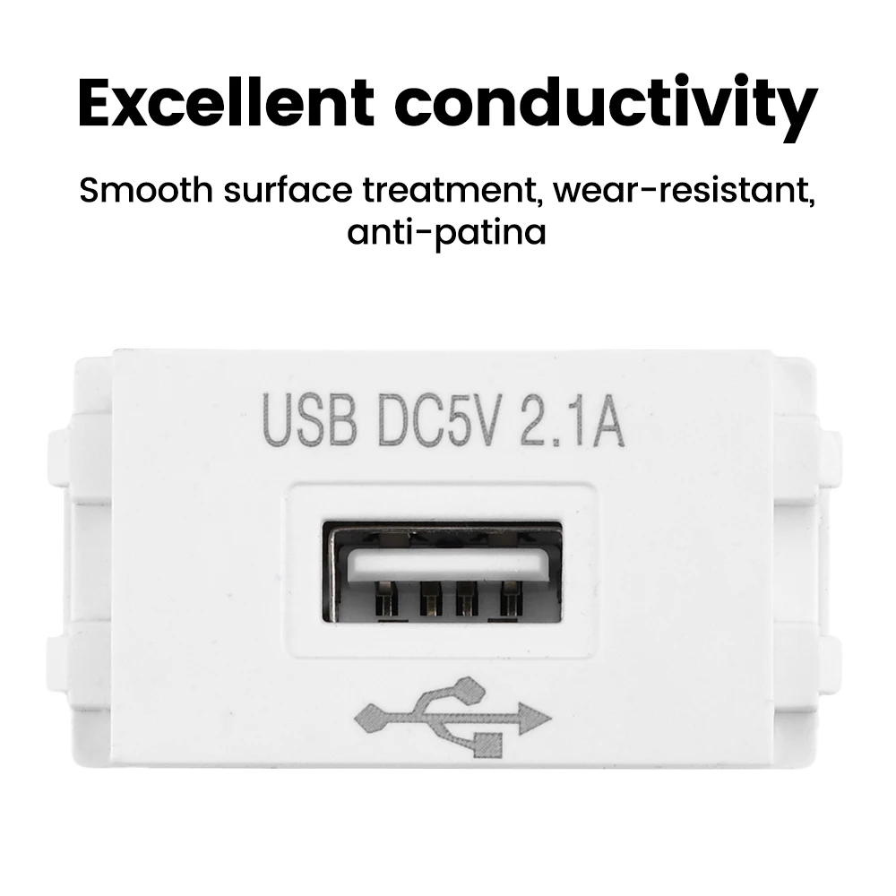 USB-Leistungs modul vom Typ 128 220V Steckdose 5V Transformator 2.4a USB-Handy-Lades teckdose Schalt adapter ﻿