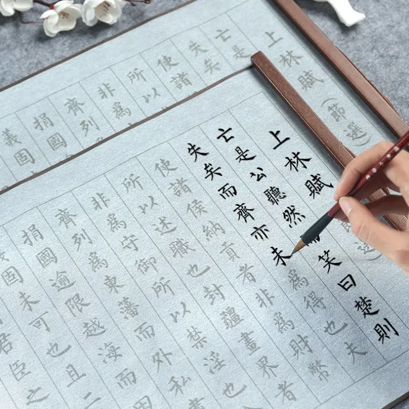 Trái Tim Kinh Nước Viết Vải Bộ Có Thể Tái Sử Dụng Nước Viết Vải Bộ Trung Quốc Bàn Chải Thư Pháp Lối Vào Cuộn Copybook Bộ