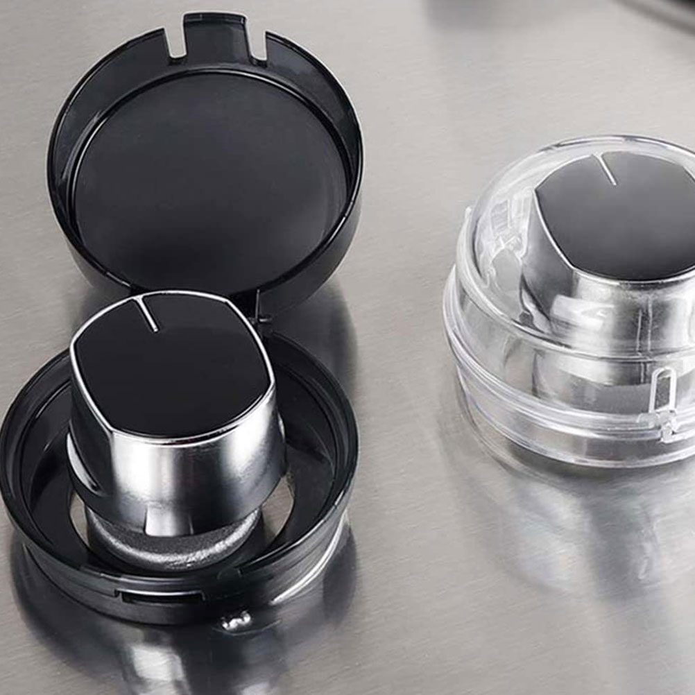 子供の安全のためのガスストーブロック、ストーブノブ、ベビープルーフガード、コンロカバー、6個