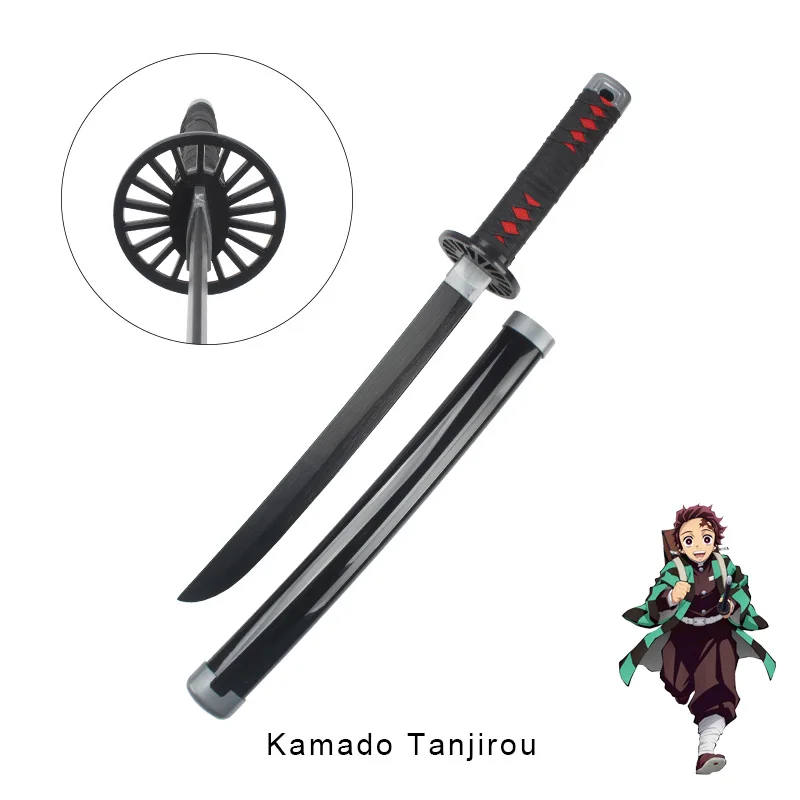 デーモンスレイヤー刀コスプレ武器日本アニメ鬼滅の刃 60 センチメートルおもちゃの剣善逸杏寿郎炭治郎