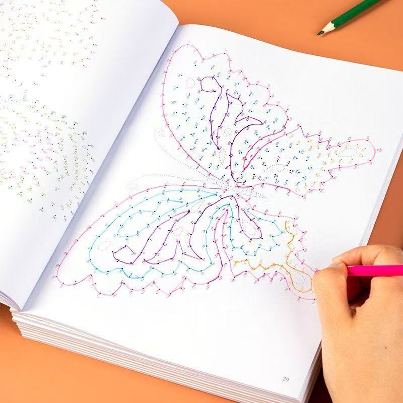 Волшебная линия, концентрация, лабиринт, учебная книга, тетрадь для практики, тренировка управления ручкой, рисование цифрового подключения