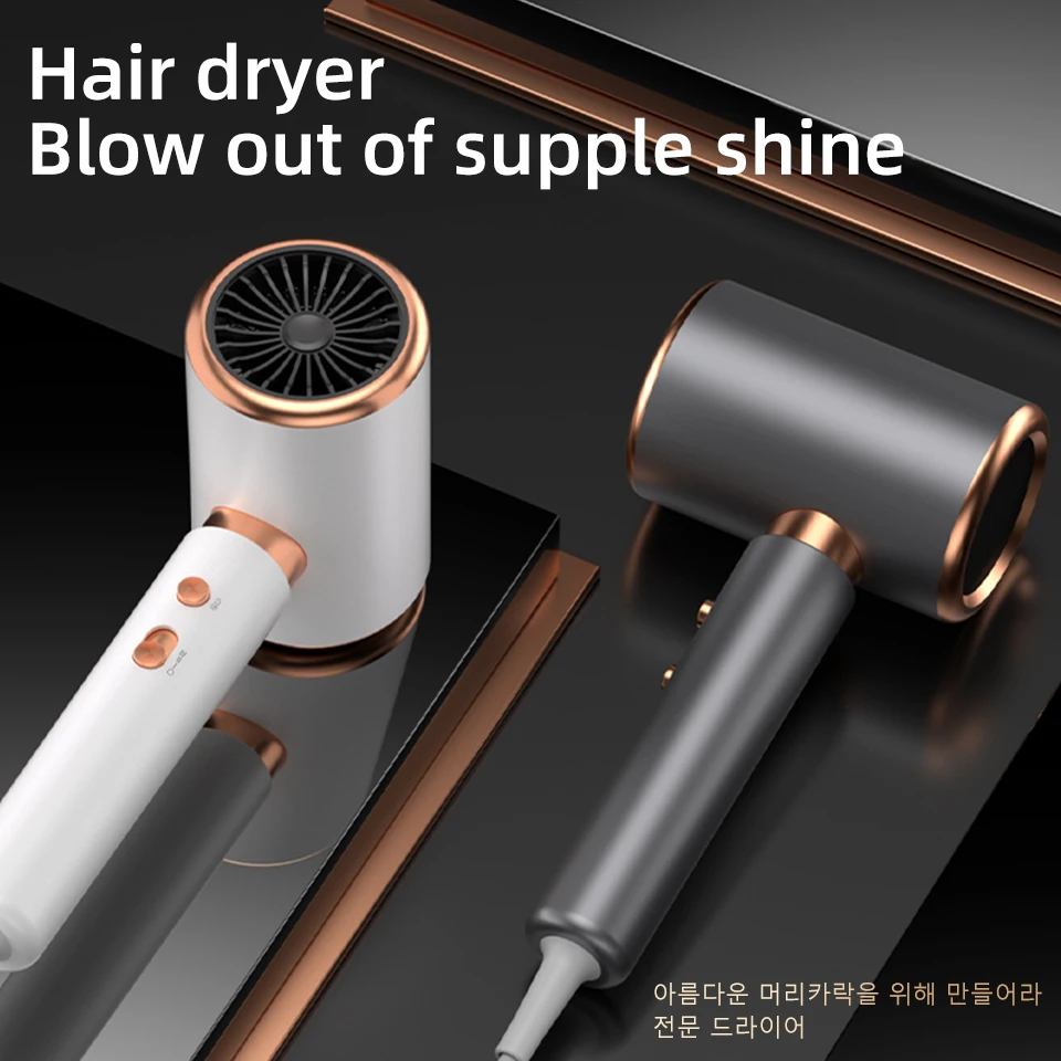 Negativo Ion Ionic Cabelo Secador, Alta Velocidade Motor Sopro Secador, Cuidados com os cabelos Styler, Secador Profissional, Frete Grátis, 2000W