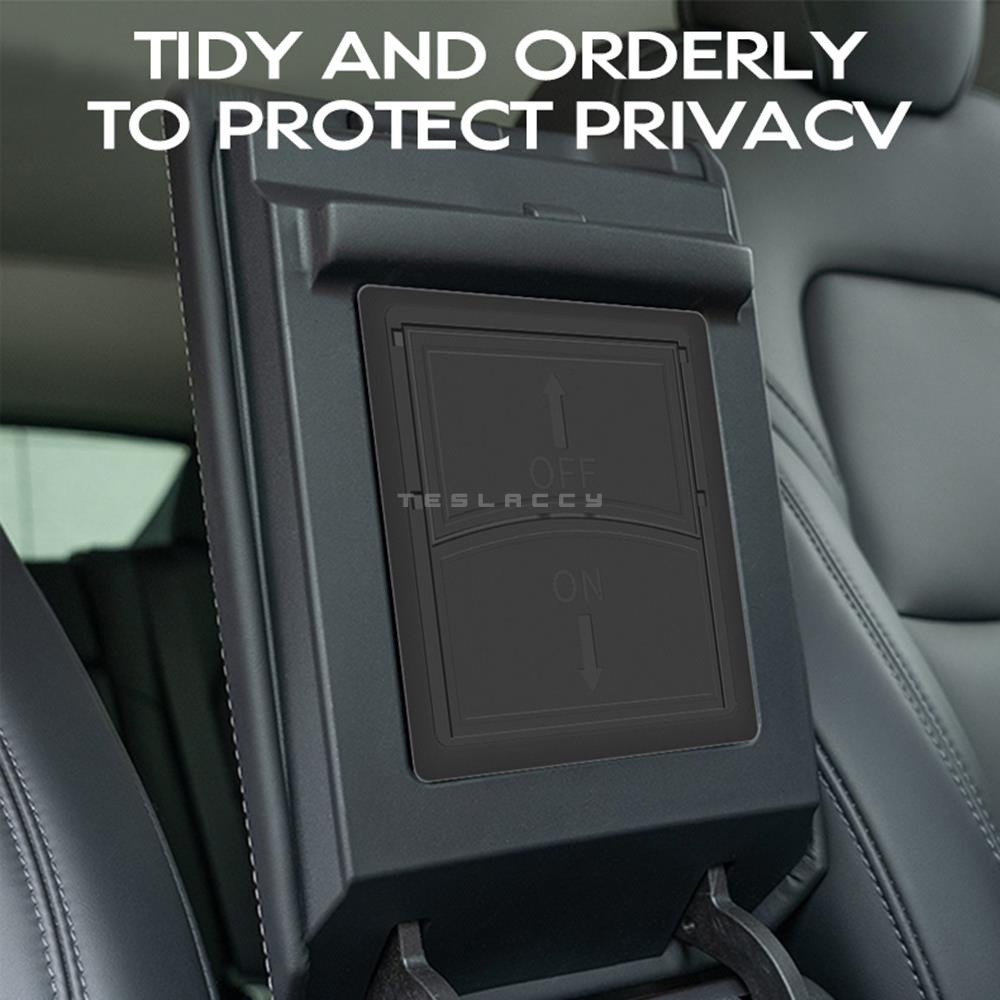 Voor Tesla Model Y 2020-2024 Auto Centrale Armsteun Verborgen Opbergdoos Verborgen Case Secret Prive Georganiseerde Container glijbaan