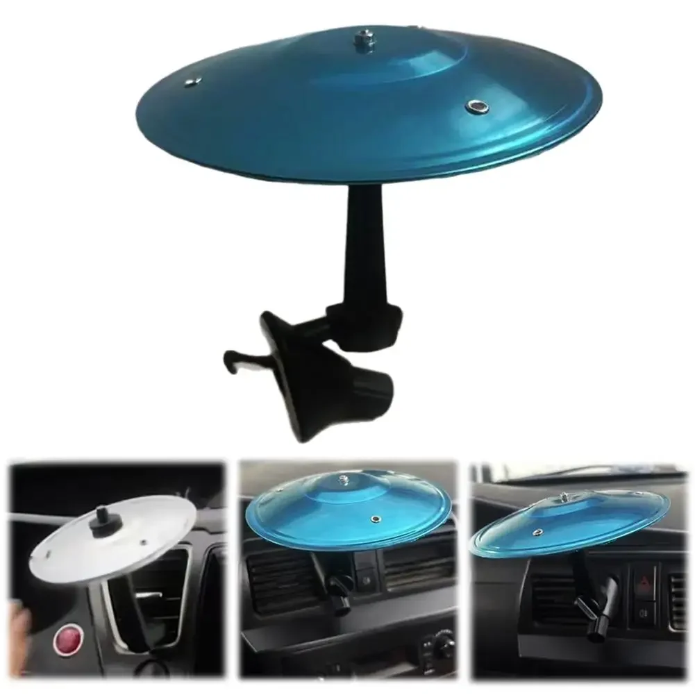 Mini tambores universales que coloca con platillos, decoración de ventilación para coche, accesorios interiores automotrices robustos, diseño a prueba de golpes