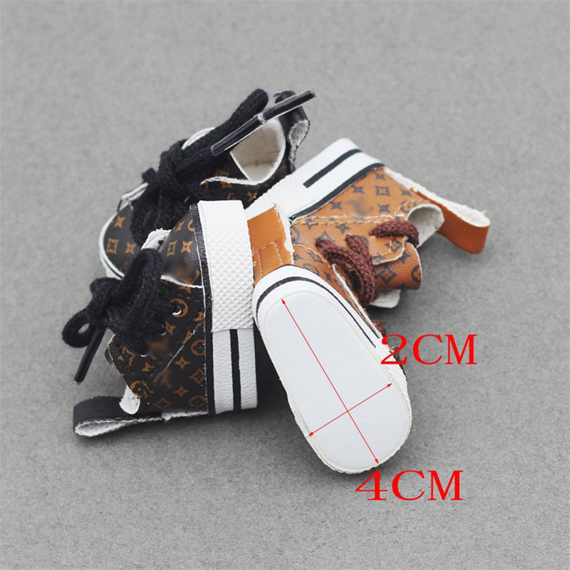 Кожаные туфли 4x2 см для хлопковой куклы 1/6, обувь 15 см, хлопковая кукла Labubu, игрушка, аксессуары для одежды