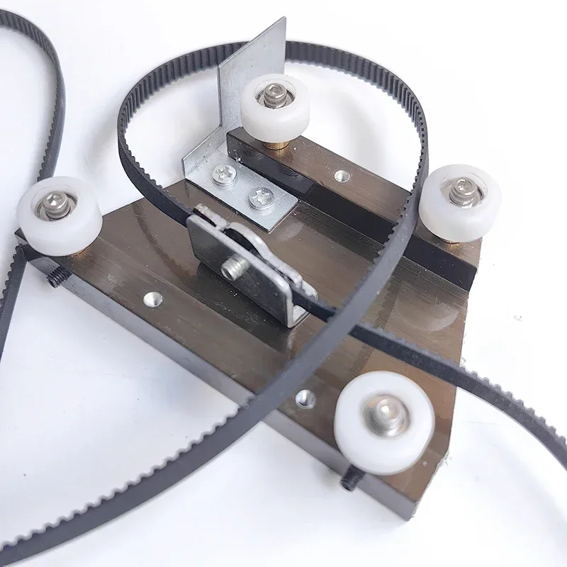 CO2 Laser Head With Air Nozzle + Carriage + Four Rollers + Fix Plate +5mm Belts K40 3020 3040 Laser Engraving Cutting Machine