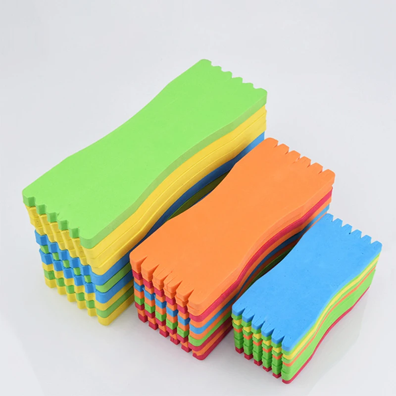 10 ชิ้นตกปลาโฟม Spools สายตกปลา Winding Board Rig ผู้ถือสายตกปลาอุปกรณ์เสริม Rig Winders สีสุ่ม