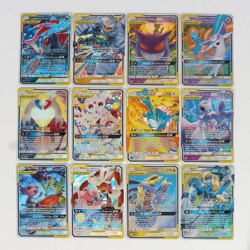 60-100Pcs French Version Pokémon Card Scarlet & Violet Rare Card Titanium crystal Charizard EX GX TAG MEGA Pokemon Battle Card