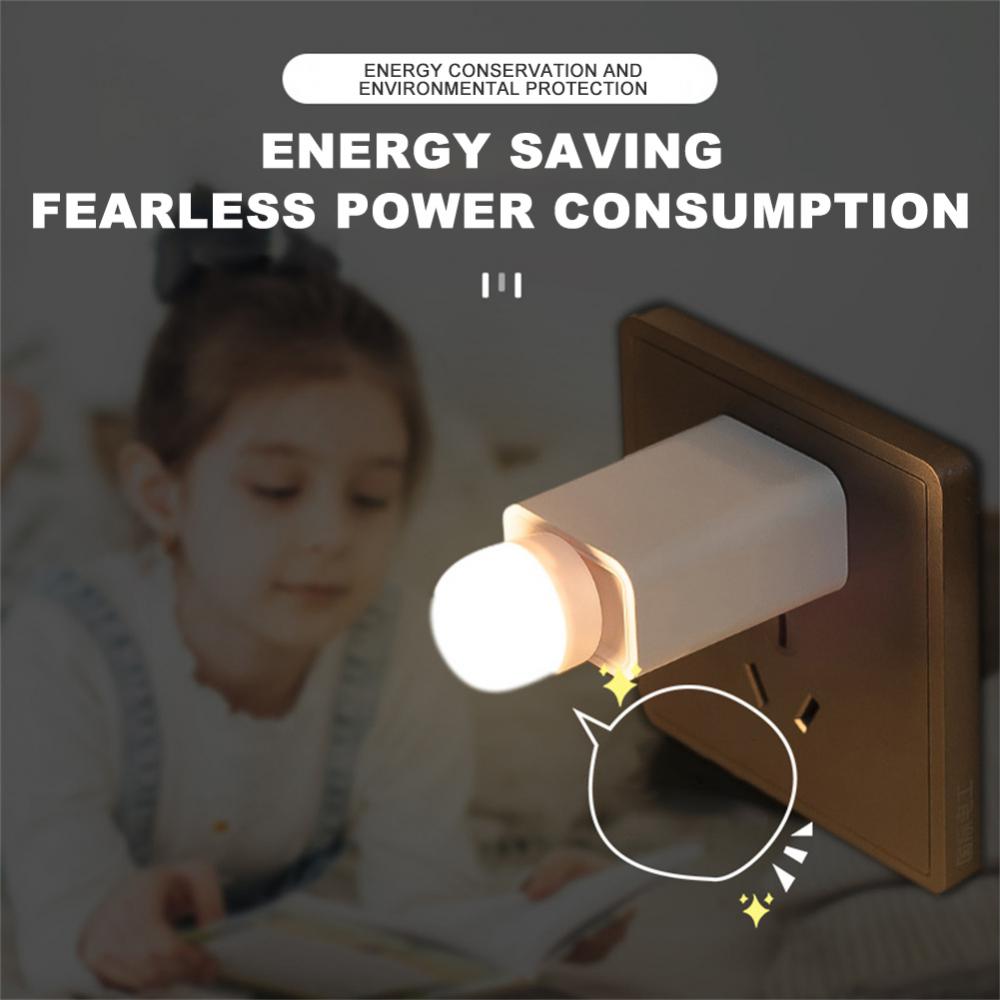 Bombilla de lámpara de escritorio Mini Led Usb recargable pequeña luz nocturna de lectura redonda luces de libro de escritorio carga de Banco de energía