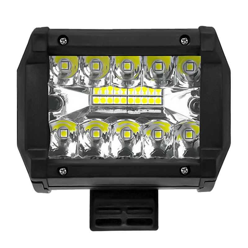 12v 60w barra de led offroad spot inundação combo barra de luz led luz de trabalho para caminhão carro suv atv utv 4wd faróis led