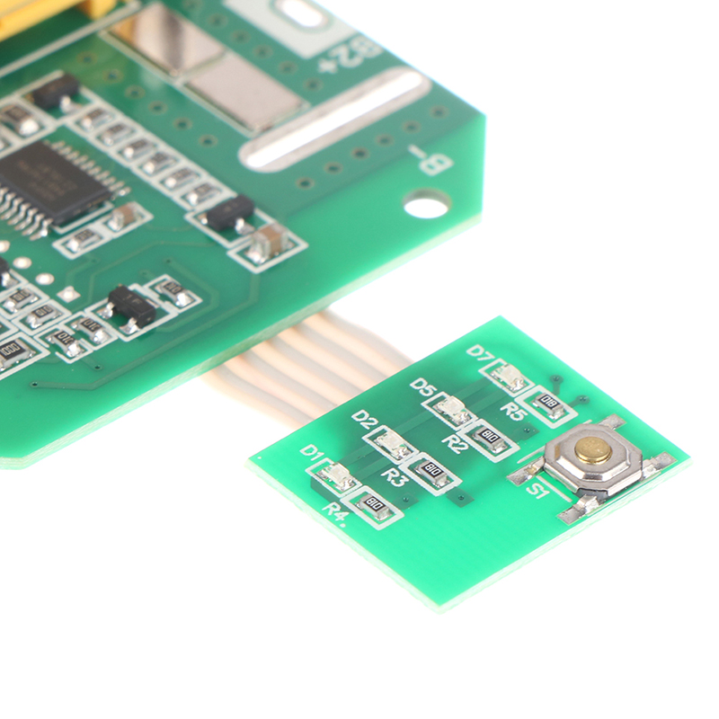 1 Uds placa de circuito PCB para Makita 18V 3.0Ah BL1850B BL1840B placa de circuito de protección de carga de batería de litio indicador de batería