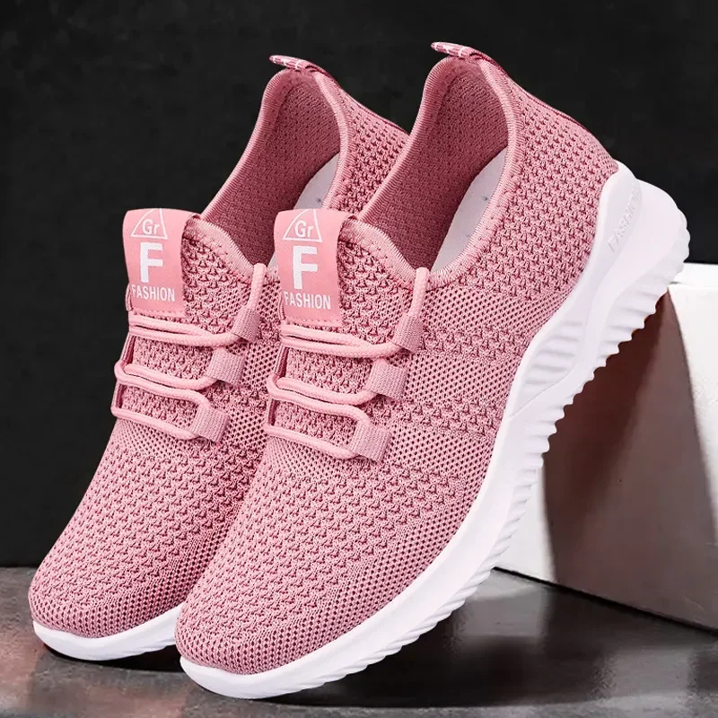 2025 Baskets décontractées pour femmes, chaussures d'été confortables et respirantes à plateforme, mode femmes, chaussures polyvalentes à lacets