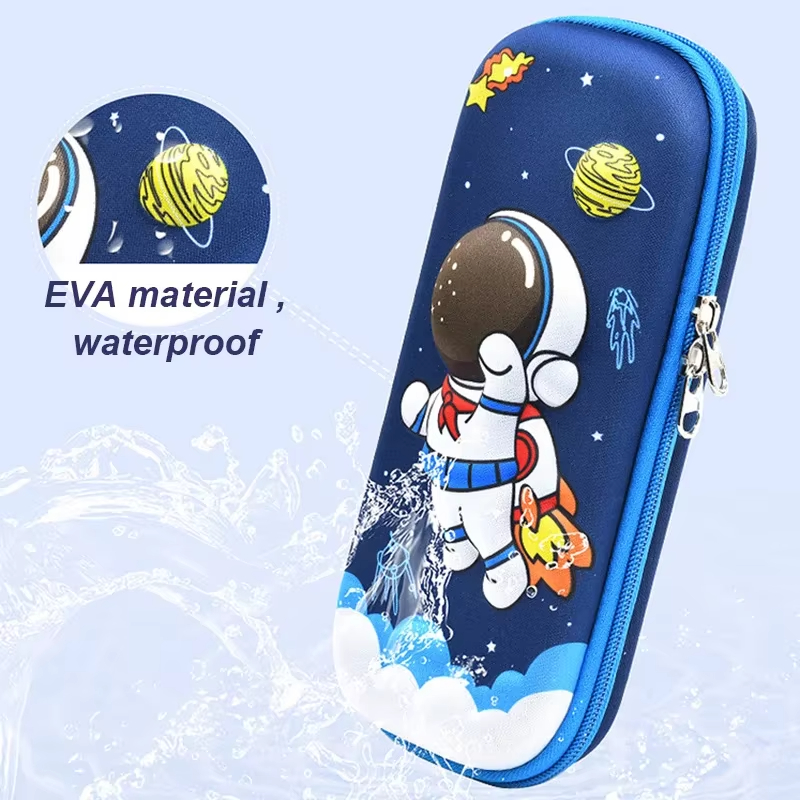 Kawaii 3D ดินสอยูนิคอร์น EVA ขนาดใหญ่ความจุกันน้ํากล่องดินสอสําหรับนักเรียนโรงเรียนเครื่องเขียนกระเป๋า