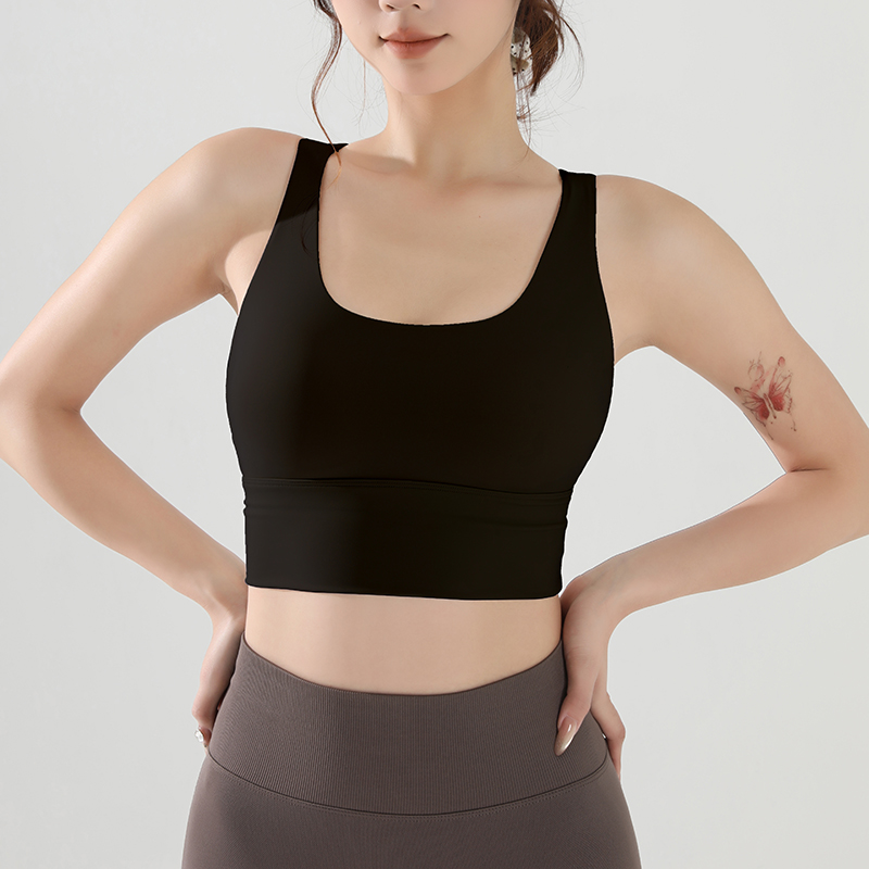 Reggiseno sportivo da yoga ammortizzante da donna, fitness estivo, seno raccolto, accessorio, reggiseno sportivo da yoga confortevole e traspirante