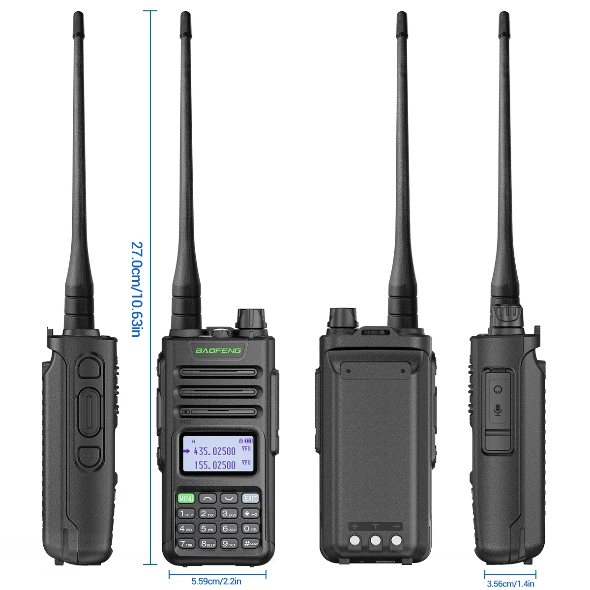 Baofeng M-13 PRO V1 V2 Hochleistungs-Multiband-Walkie-Talkie Typ C-Ladegerät mit großer Reichweite, verbessertes UV-13 5R-Transceiver-Funkgerät