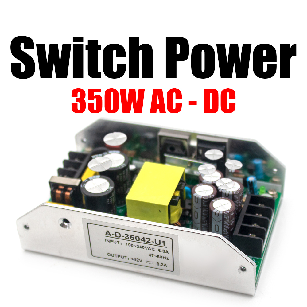 350W AC - DC 110V 220V ถึง 24V 27V 32V 36V 42V 48V 54V 60V เครื่องขยายเสียงดิจิตอลสวิทช์ไม่มีเสียงรบกวน