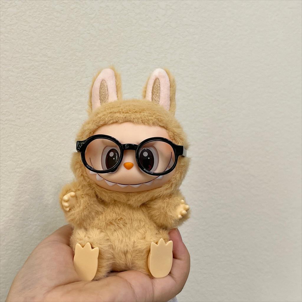 17cm Mini pluszowe ubrania dla lalek akcesoria do stroju dla Korea Kpop Exo Labubu Idol okulary okulary przeciwsłoneczne odzież prezent