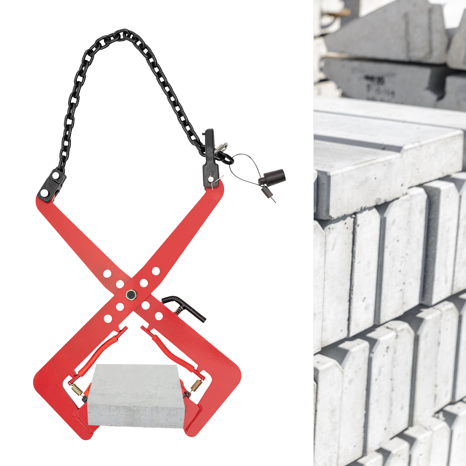 Braçadeira de elevação para indústria içando, transporte de madeira pedra ferramenta, 325kg 350kg 500kg