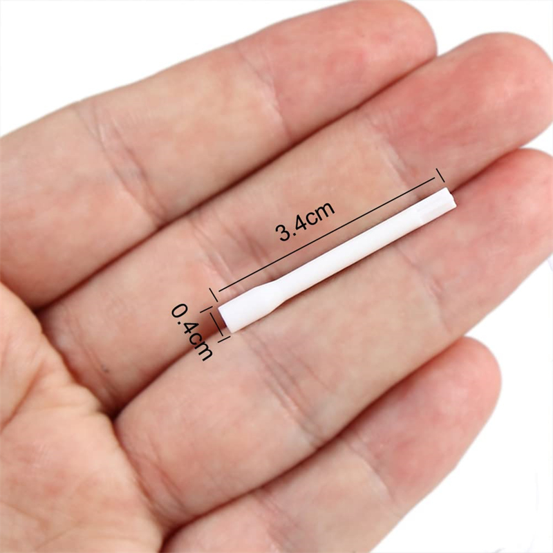 100 個タトゥーインクミキサースティックタトゥー顔料混合スティックプラスチック撹拌棒メイク眉毛マイクロブレーディングツールタトゥー用