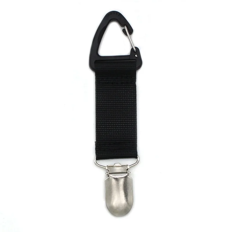 Clip per cappello di paglia da viaggio all'aperto Clip per borsa portatile per cappello da accompagnamento Organizzatore di guanti disponibile in più colori multiuso per esterni