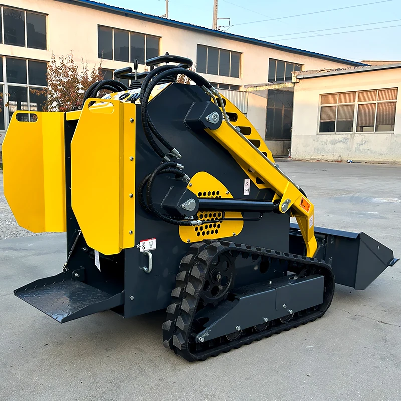 Customized CE/EPA 480 skid steer loader Engine Diesel Digger Attachment Skid Steer Loader Mini Track Loader Tracked