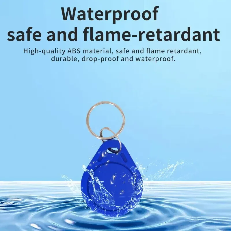 5YOA 10/20 piezas RFID 13,56 MHz IC llaveros etiquetas de solo lectura Control de acceso Token S50 llavero de gestión de asistencia