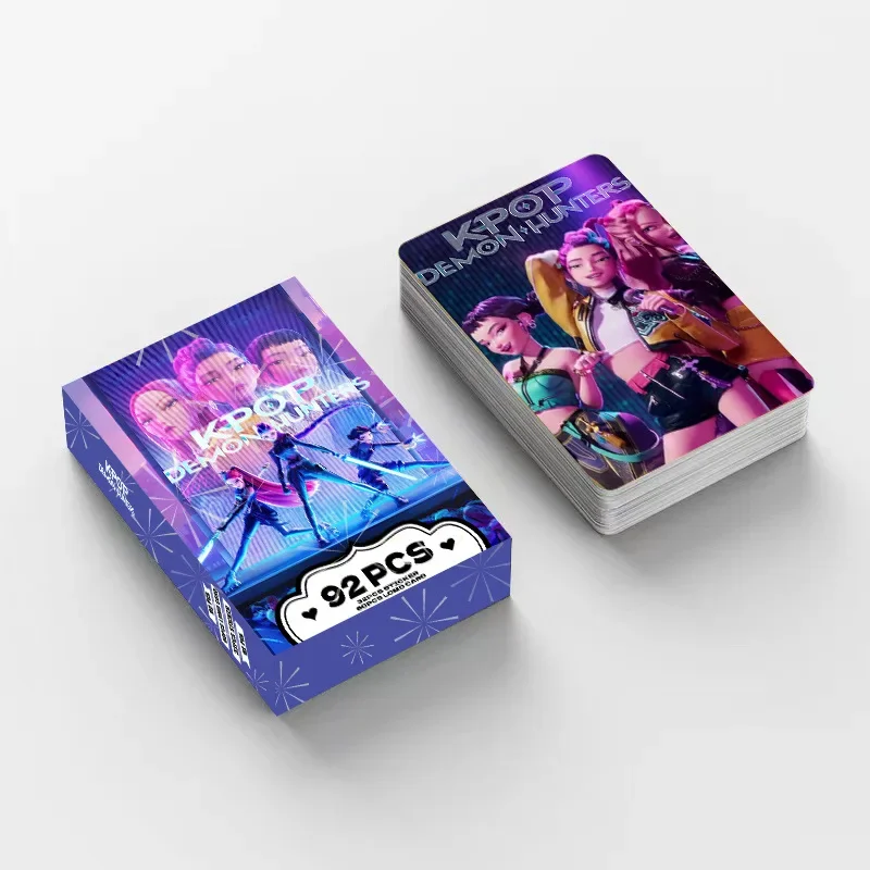 Cartes LOMO du groupe Demon Hunter Girl, 55 pièces, Collection de photos HD Double face, objets de collection de jeux de commerce d'anime, autocollants et cartes postales